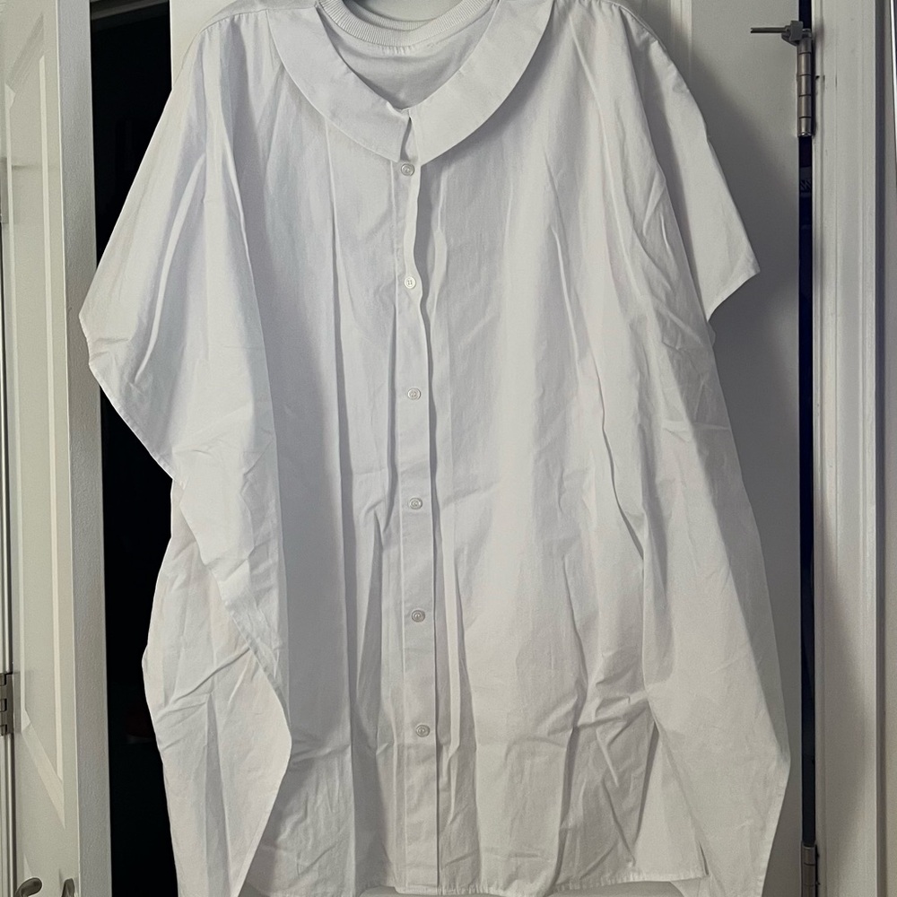 Zara White High Low Dress